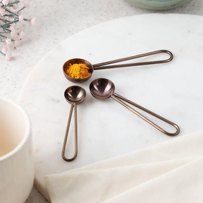 Jimo Measuring Spoon (Rose Gold) - Set Of Three
